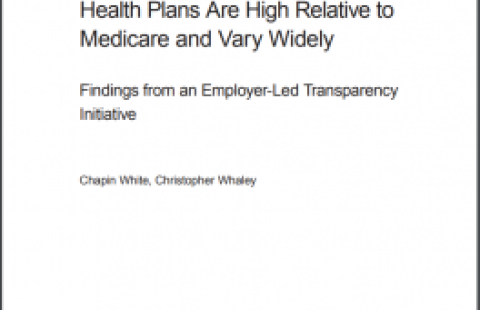Prices Paid to Hospitals by Private Health Plans report cover