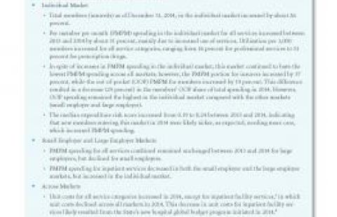 Spending and Use Among Maryland's Privately Fully Insured Report