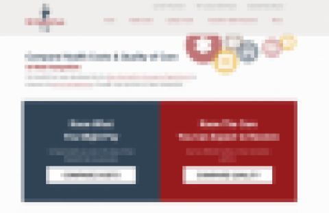 NH HealthCost website screenshot