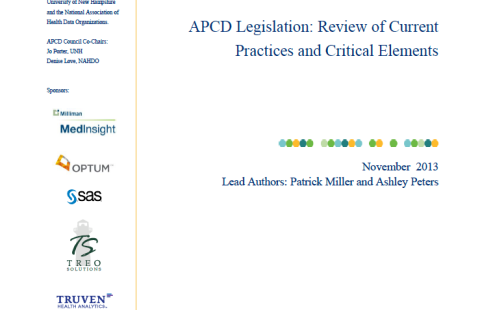 APCD Legislation: Review of Current Practices and Critical Elements  report